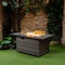 Deko Living 52 Gas Outdoor Firepit Table - Wicker COB10002 - alternate 1